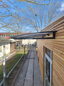 Aufnahme der Kindertagesstätte in Haßloch von außen