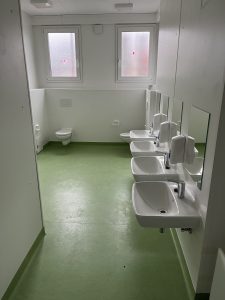Aufnahme einer Sanitäranlage in der Kindertagesstätte in Vechta