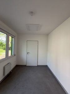 Aufnahme der Flüchtlingsunterkunft in Warendorf von innen