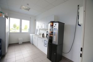 Aufnahme einer Räumlichkeit eines Büro- / Verwaltungscontainers von innen