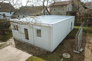 Aufnahme der Kindertagesstätte in Albig von außen