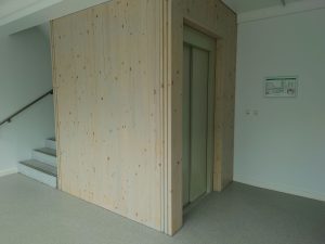 Aufnahme eines neugebauten Büros von innen