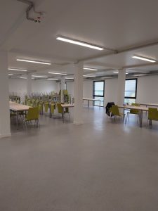 Aufnahme eines neugebauten Büros von innen