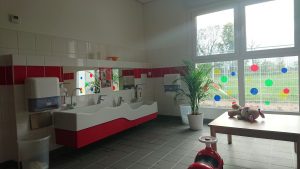 Exklusive Kindertagesstätte in Raummodulbauweise von innen