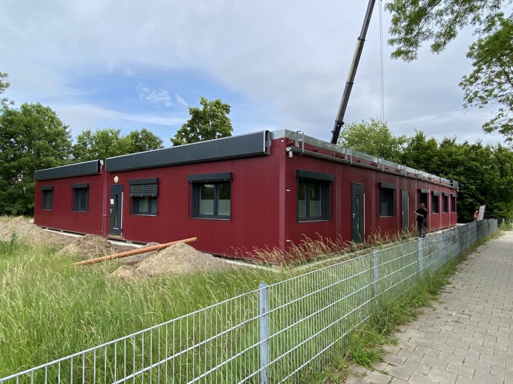 Aufnahme der Kindertagesstätte in Rheine von außen