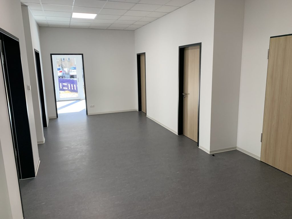 Aufnahme des Jugendhausneubaus in Erlangen von innen