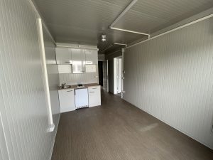 Aufnahme der Flüchtlingsunterkunft in Herrenberg von innen