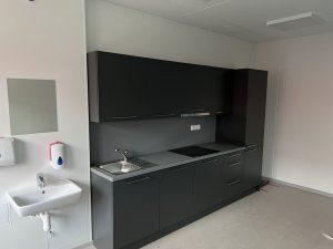 Aufnahme der Küchenzeile in der Kindertagesstätte in Vechta