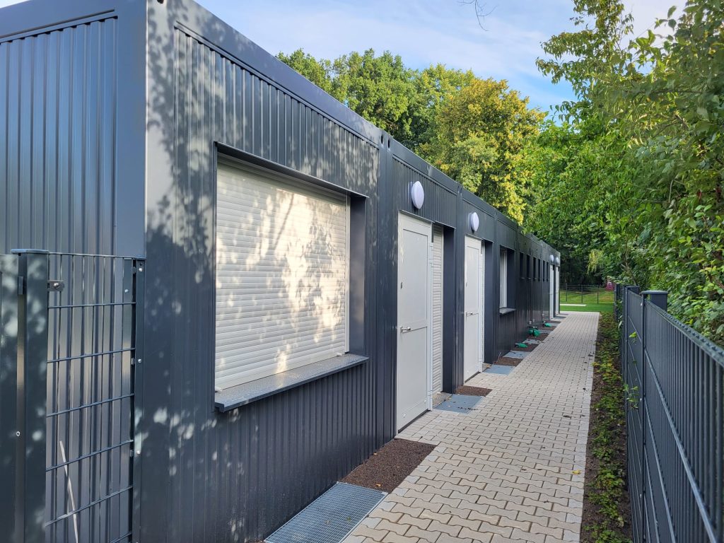 Aufnahme der Kindertagesstätte in Sassenberg von außen