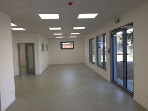Innenbereich einer Kindertagesstätte im Bereich Modulbau