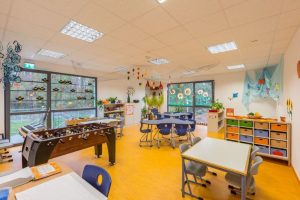 Innenbereich einer Kindertagesstätte im Bereich Modulbau