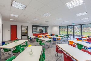 Innenbereich einer Kindertagesstätte im Bereich Modulbau
