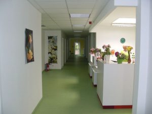 Aufnahme einer Räumlichkeit eines Büro- / Verwaltungscontainers von innen