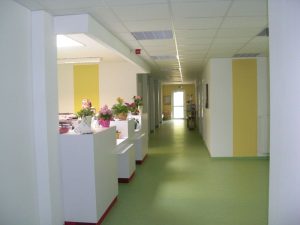 Aufnahme einer Räumlichkeit eines Büro- / Verwaltungscontainers von innen